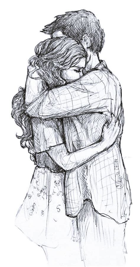 40 Romantic Couple Hugging Drawings And Sketches Buzz16 Sketches Romantic Couple Hug