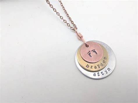 Personalized Necklace Kids Name Necklace Engraved Necklace Etsy
