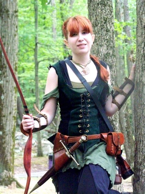 Elven Archer Shy Smile By Celticbard76 Elven Costume Archer Costume