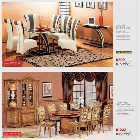 Kitchen & dining room furniture. Bradlows & Morkels Catalogue 21 July - 7 August 2016