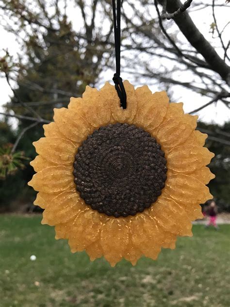 sunflower freshie car freshie for women aroma bead air etsy uk