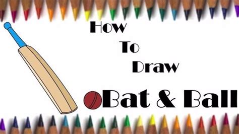 Cricket Bat Drawing Cricket Bat Drawing At