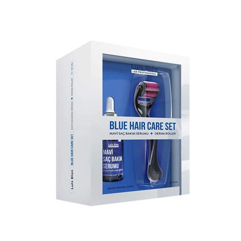 Buy Luis Bien Blue Hair Growth Serum Kit With Derma Roller Hair Loss