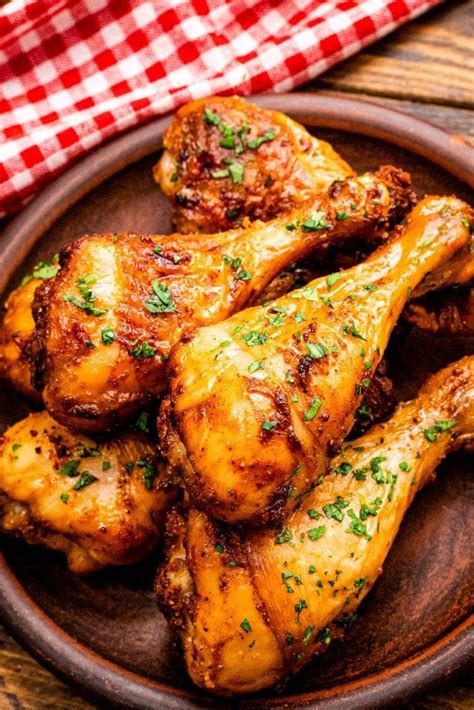 Turn your oven to broil. Baked Chicken Legs - Tender and Juicy! - Julie's Eats ...