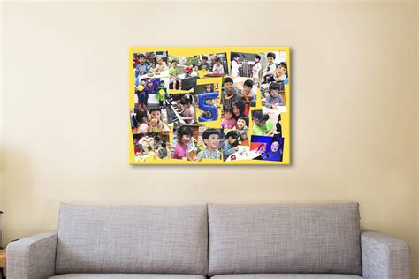 Photo Collage with Coloured Background | Unique Gift Ideas Queensland