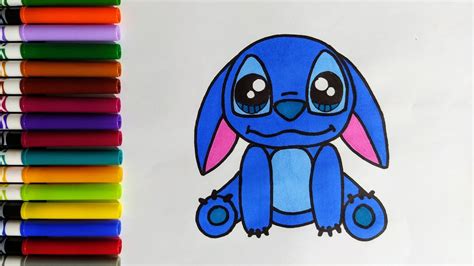 How To Draw Stitch Kawaii Step By Step How To Draw Stitch