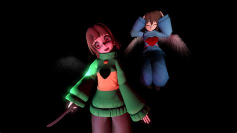 Chara And Frisk Mmd Models By Chicalexin On Deviantart