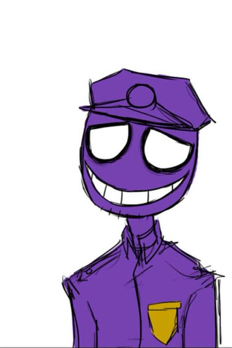 Fnaf Vicent Purple Guy Purple Guy Fnaf Drawings Fnaf Night Guards