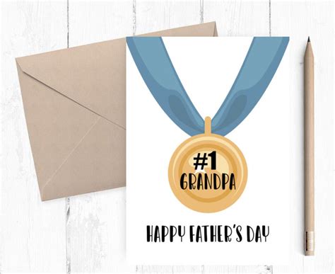 Fathers Day Card To Grandpa Printable Fathers Day Grandpa Card