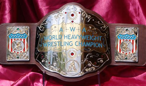 Awa Single Layer Belt Top Rope Belts Wwe Championship Belts