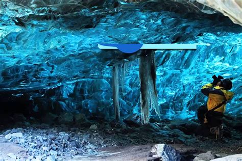 Blue Crystal Ice Cave Skaftafell Iceland Youtube