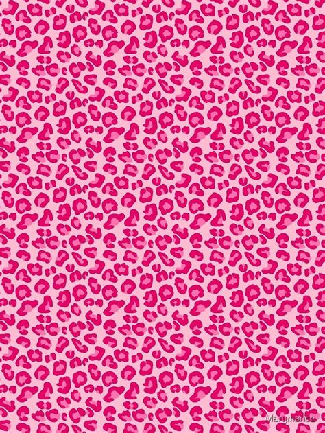 A Pink And Black Leopard Print Background