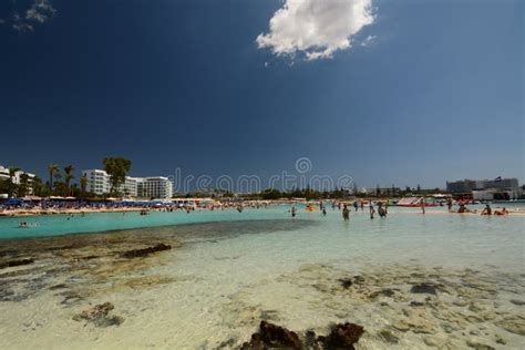 Nissi Beach At Summer Ayia Napa Cyprus Editorial Photo Image Of