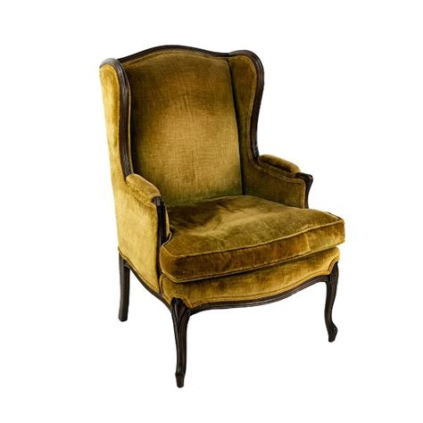 Bloomingdales Orleans Collection Velvet Wingback Chair