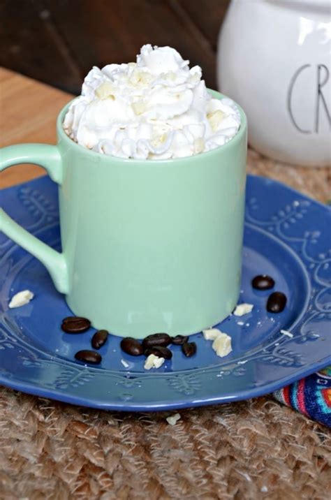White chocolate vanilla latte recipe - mom makes dinner