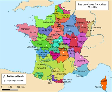 Carte Des Anciennes Provinces Françaises Rlocalisme