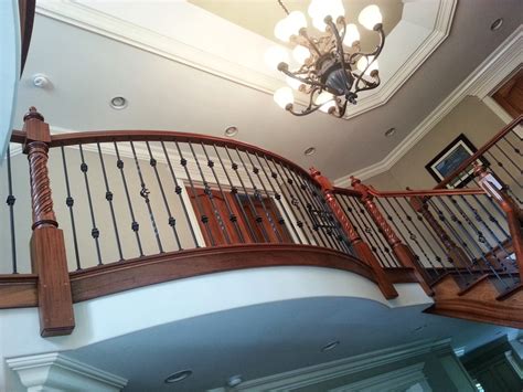 Custom Interior Wood Railings And Stairs Installation In Surrey North