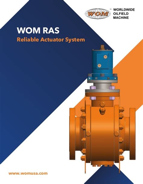 Wom Reliable Actuator System Ras Worldwide Oilfield Machine