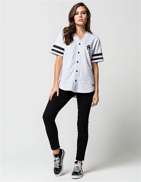 Young And Reckless Solid Play Womens Baseball Jersey Baseball Jersey