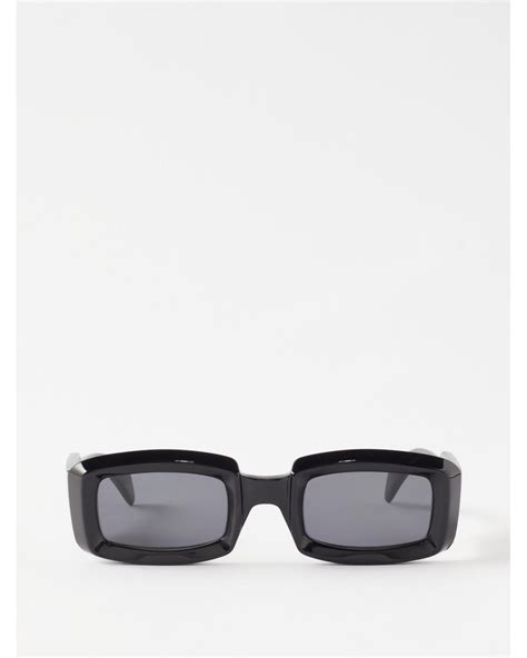 Jacques Marie Mage Runaway Square Acetate Sunglasses In Grey Lyst Uk