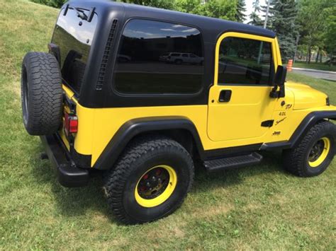 Jeep Wrangler Tj Yellow