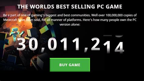 Minecraft Has Now Surpassed 30 Million Copies Sold On Pc