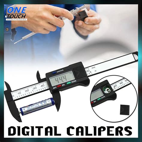 Onetouch Digital Calipers 100mm 4inch Lcd Electronic Vernier Caliper