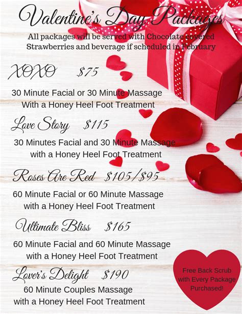 Pin By Solace On Holiday Promotion Valentine Massage Spa Specials Valentine Spa