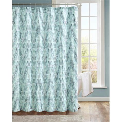 Luxury Home Painted Shower Curtain Teal And Blue 72 X 72 Inch