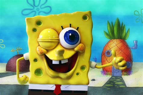 Spongebob Squarepants Whiteclouds We Build Custom 3d Cartoons Photos
