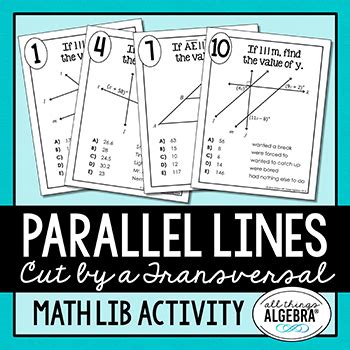 Gina Wilson Unit Geometry Parallel Lines And Transversals Gina Wilson All Things Algebra