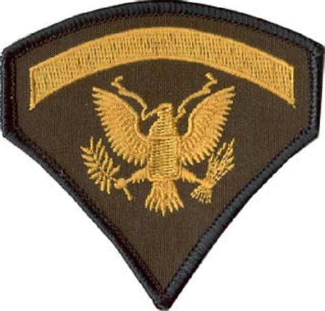 Military Rank Patches
