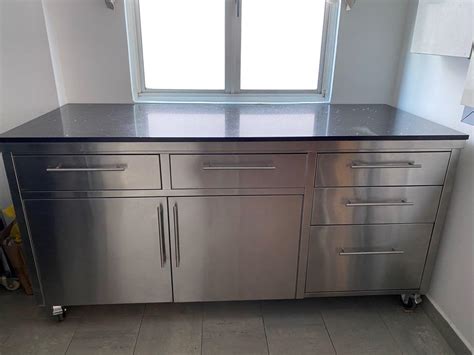Kitchen Stainless Steel Cabinet Furniture And Home Living Bathroom