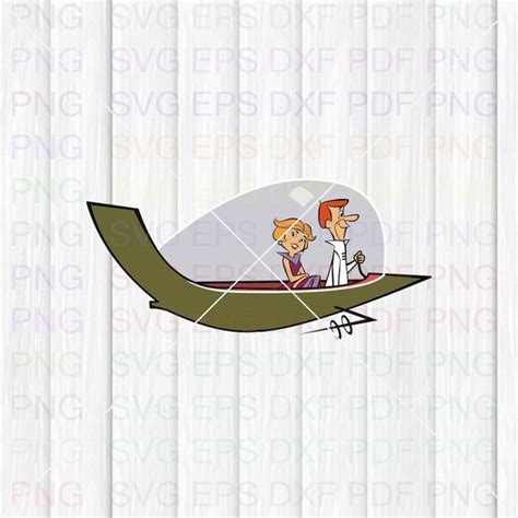 Jetsons Svg Dxf Eps Pdf Png Cricut Cutting File Vector Etsy