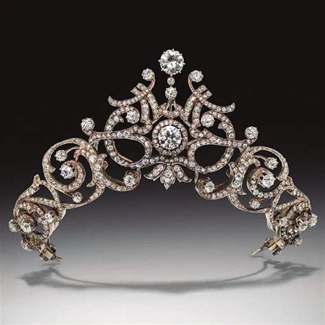 A Diamond Belle Epoque Tiara Necklace Combination Circa 1905 And