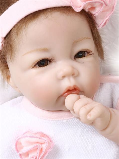 Cm Reborn Baby Doll Realistic Simulation Half Body Soft Silica Gel