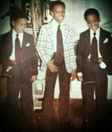 Ronnie Devoe With His Twin Brothers When They Were Kids Roland And