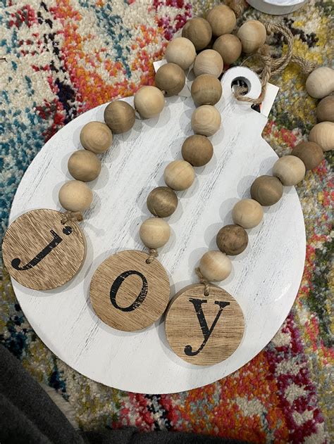 Wood Bead Ornament Diy Joy5 Re Fabbed