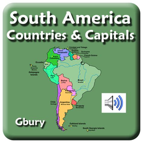 South America Countries And Capital Citiesukappstore For