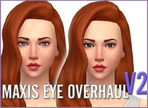 My Sims 4 Blog Maxis Eyes Overhaul Default Replacements 2 Versions