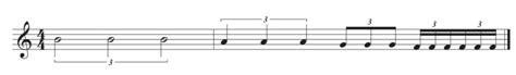 Triplet Music Example How To Read Triplets More On Rhythm Pianotv