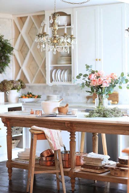 A Charming Vintage Inspired Kitchen Island In 2020 French Country