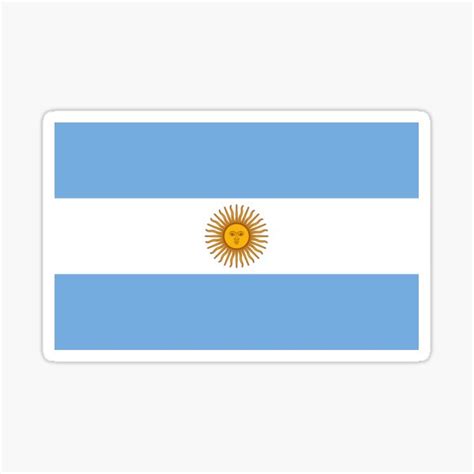 Flag Of Argentina Bandera De Argentina Sticker For Sale By Martstore Redbubble