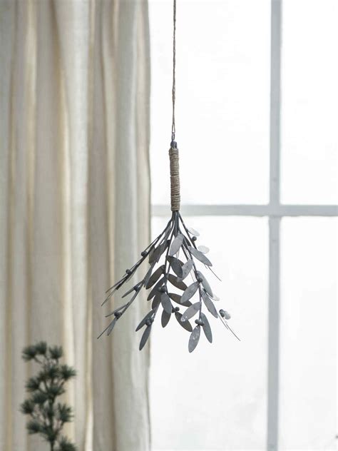 Christmas Mistletoe Zinc Hanging Mistletoe Mistletoe Decorations
