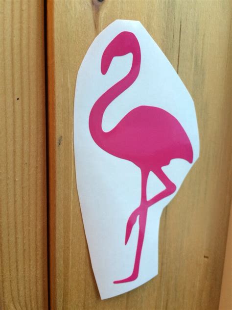 Flamingo Vinyl Decal Vinyl Stickers Laptop Decal Flamingo Etsy