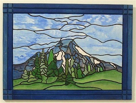 Mountain And Valleys Wood Wall Art Intarsia Landscape Etsy Wood