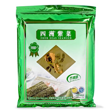 Get Four Seas Seaweed Wasabi Flavor Delivered Weee Asian Market