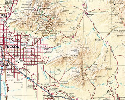 Arizona Road Maps Detailed Travel Tourist Driving