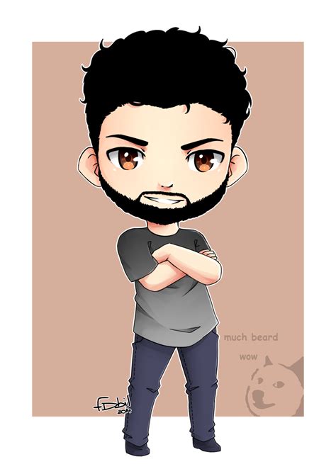 Just like us, these cute anime guys are created, or drawn, imperfectly, and that makes them all the more compelling. Much beard by GioFD on DeviantArt