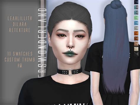 The Sims Resource Leahlillith`s Dilara Hair Retextured By